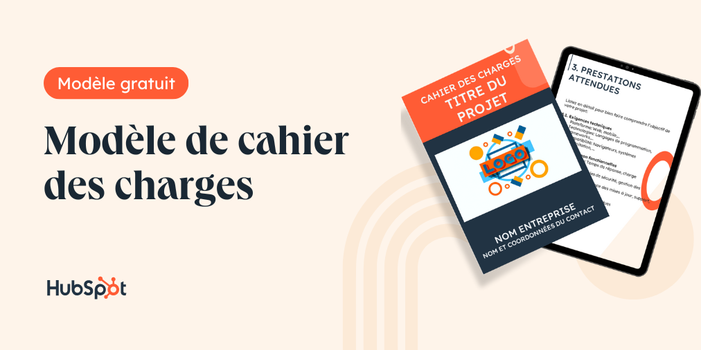 Modèle de cahier des charges